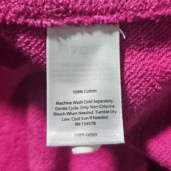 VINEYARD VINES Hot Pink and Navy 3/4 Zip Pullover Sweatshirt - Size Medium - Picture 8 of 8